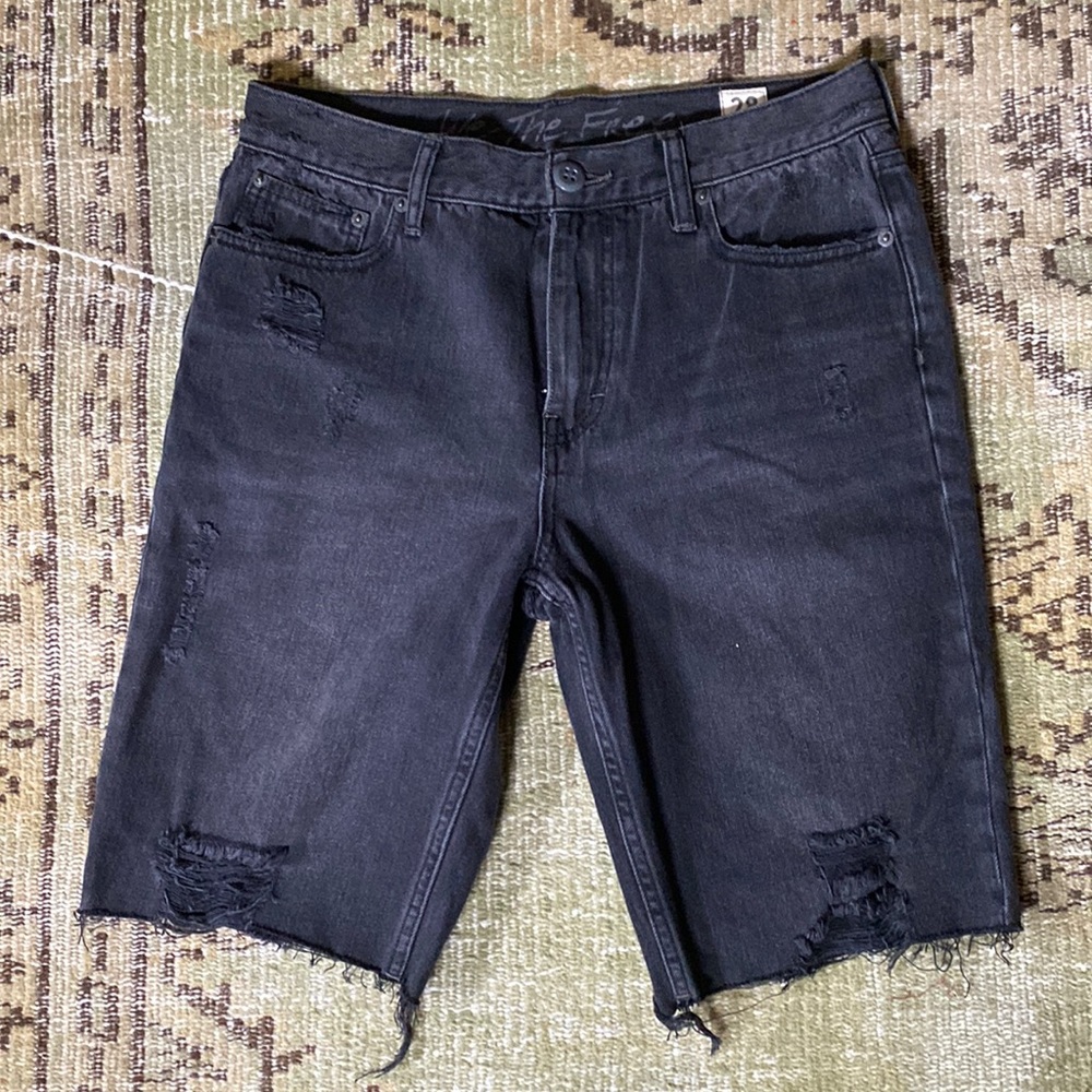 Free People Boyfriend Bermuda Shorts